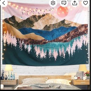 New Without Tags Mountain Tapestry